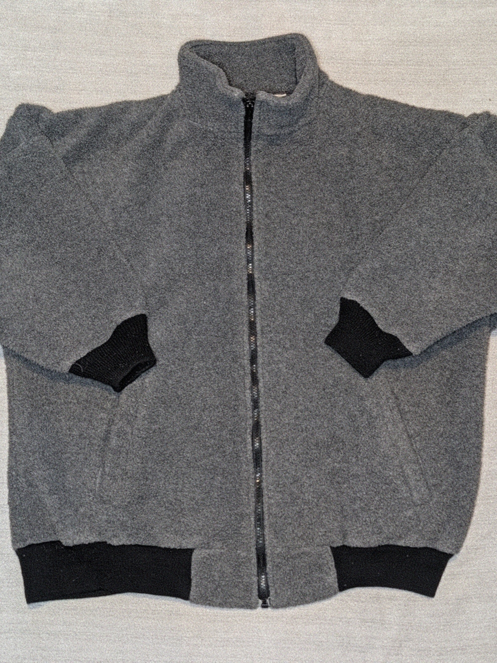 Vintage 80s Famous Trails x Polarplus Malden Mills Fleece Bomber Styl Jacket USA